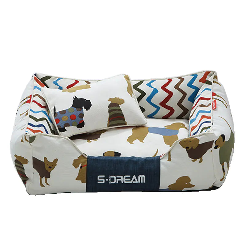Large Removable and Washable Dog Cat Bed Mat