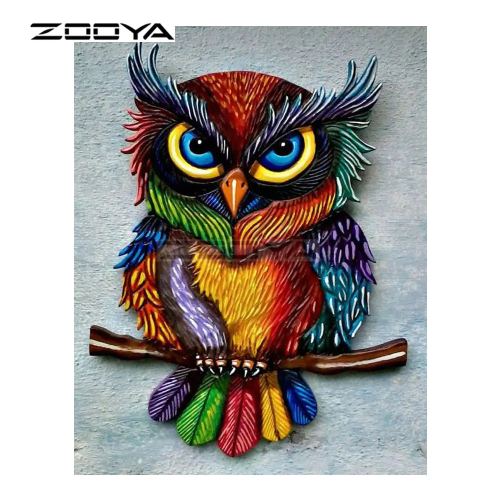 Owl Diamond Painting Decorative Wall Art