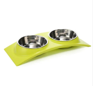 Stainless Steel Double Bowls for Pets