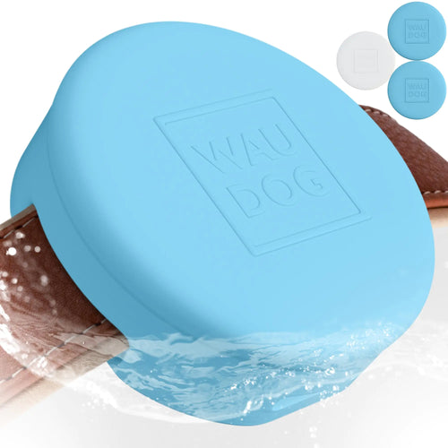 3-Pack AirTag Dog Collar Holder - Soft Silicone Durable Lightweight Tear Resistance AirTags Holder - Tracking Accessories and Waterproof Airtag Holder - Dog Collar Airtag Holder