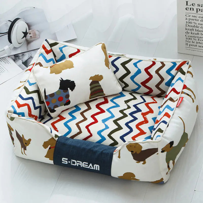 Large Removable and Washable Dog Cat Bed Mat