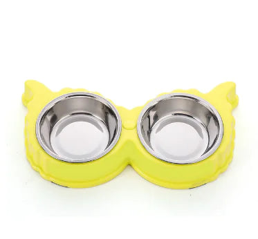 Stainless Steel Double Bowls for Pets