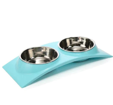 Stainless Steel Double Bowls for Pets