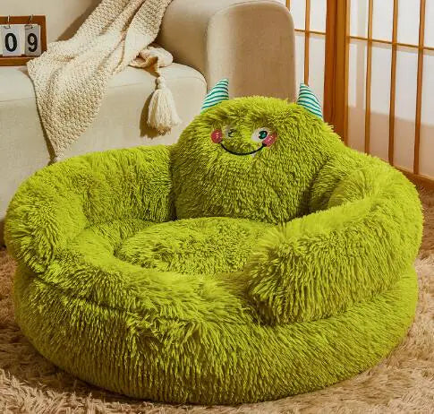 Boo Luxury Dog and Cat Bed with Winter Insulation (One)