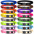 16 PCS Puppy Collars Safety Buckle Puppy Collars for Litter Nylon Adjustable Puppy Collars for Small Puppies Breakaway Puppy ID Collars Whelping Collars Pet SuppliesStuffAccessories(M)